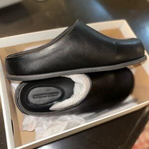 Charles & Keith Black Loafers Slip-Ons